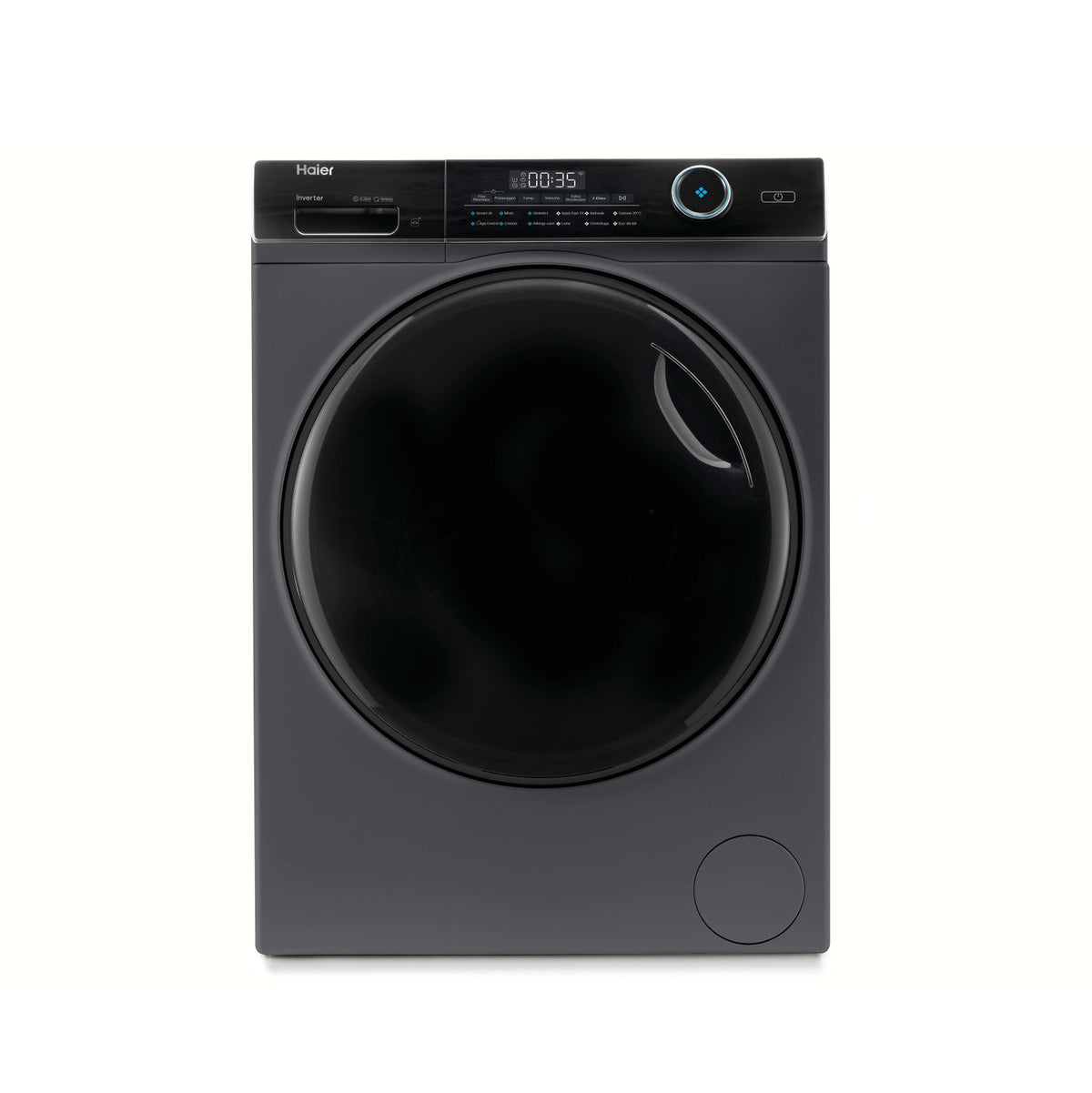 Haier I-Pro Series 5 I-Pro Serie 5, Lavatrice Slim 10 KG, 40 più efficente della classe A, 1400 giri, Antracite, Inverter, Refresh, Wi-Fi, HW100BP14959SEIT