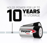 Energizer Max Pile Alcaline AA LR6 1.5V 2.5Ah - Confezione da 8
