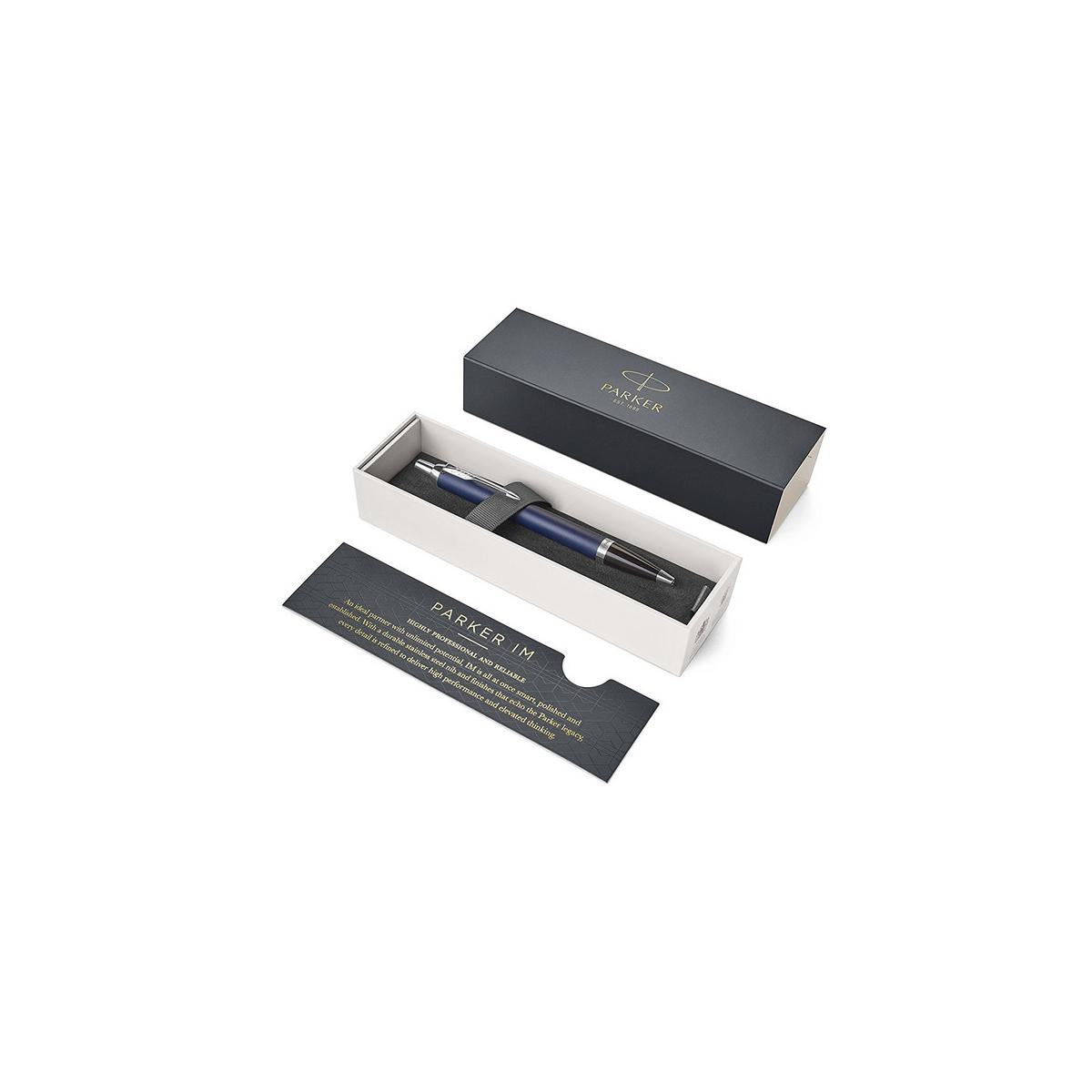 Parker IM Blu Penna a sfera retrattile a clip 1 pz