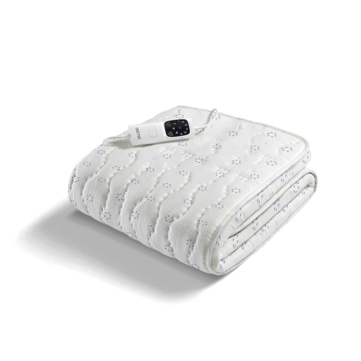 Imetec 16881 Scaldasonno Coprimaterasso Elettrico Singolo Cotone Bianco