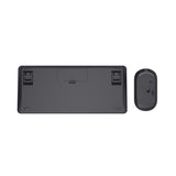 Trust Lyra Tastiera Mouse Incluso RF senza Fili con Bluetooth QWERTY Italiano Nero