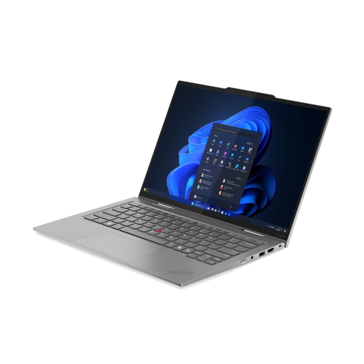 Lenovo ThinkPad X1 2-in-1 Gen 10 Aura Edition Intel Core Ultra 7 255U Ibrido 2 in 1 14 pollici Touch screen WUXGA 16 GB LPDDR5x-SDRAM 512 GB SSD Wi-Fi 6E Windows 11 Pro Italiano Grigio