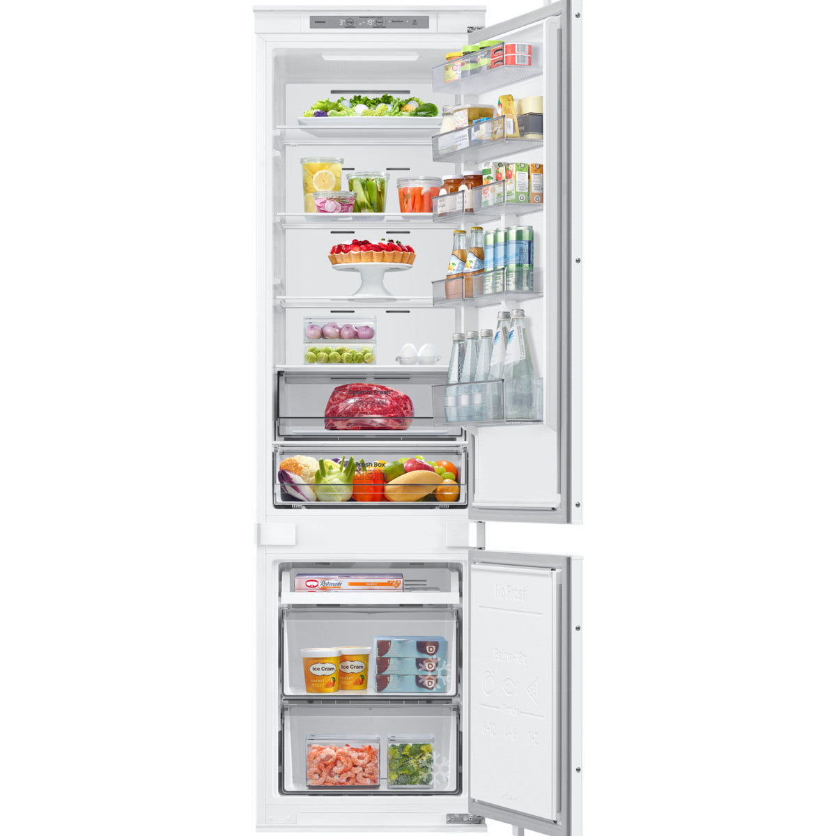Samsung Frigorifero Combinato da Incasso F1rst 60 AI Plus 1.94m 298L Total No Frost