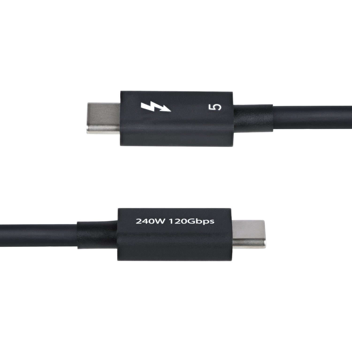 StarTech.com Cavo Thunderbolt 5 80 Gbps/fino a 120 Gbps da 1m, 240 W PD, 8K 60 Hz, cavo Thunderbolt certificato - Compatibile con Thunderbolt 4/USB4/USB-C