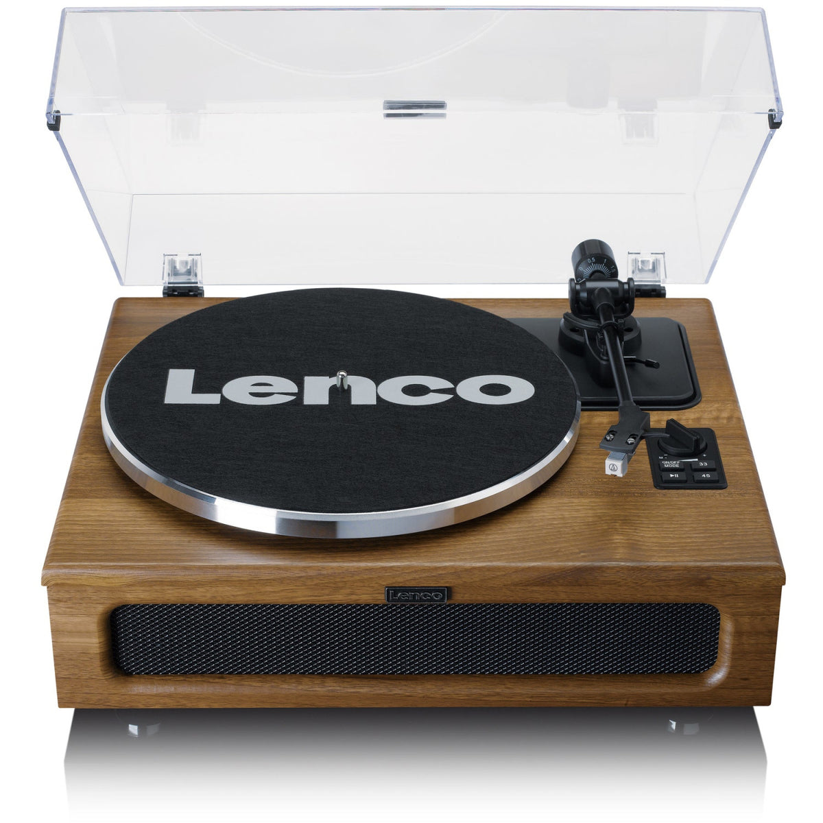 LENCO LS-410WA Giradischi Record Player with 4 built-in speakers - Wood