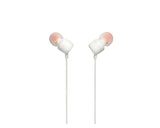 JBL JBLT110WHT Cuffie Cablate con Microfono In Ear Bianco