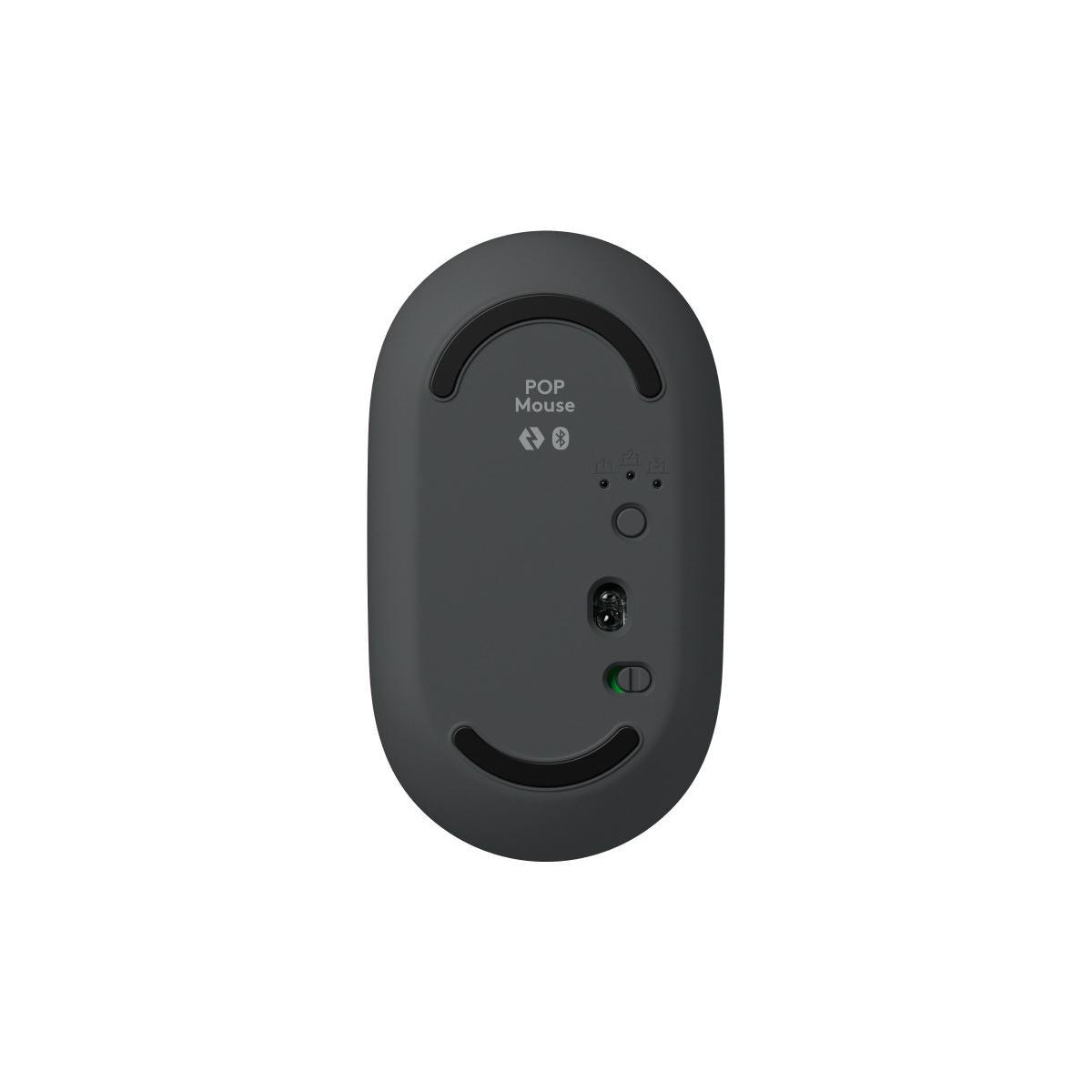 Logitech POP Icon Combo tastiera Mouse incluso Universale Bluetooth QWERTY Indiano Grafite, Verde
