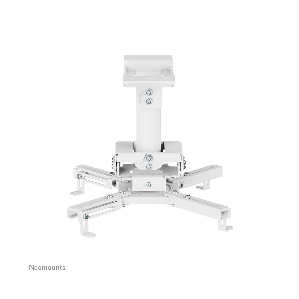 Neomounts CL25-530WH1 Supporto a soffitto beamer - alt. 25,5 cm - montaggio facile - mobilità completa