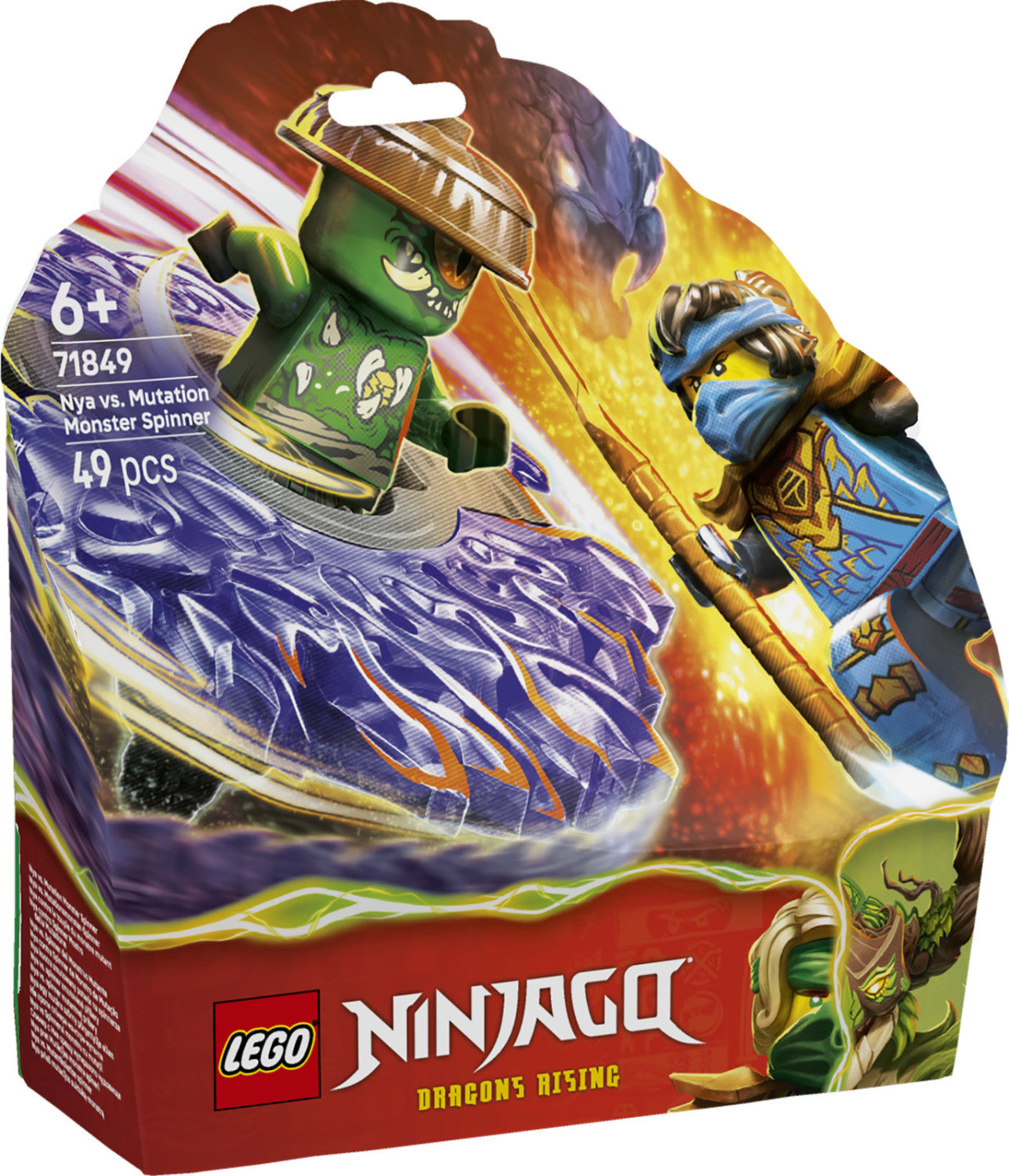 LEGO Ninjago Nya Contro Spinner Mostro Della Mutazione 71849