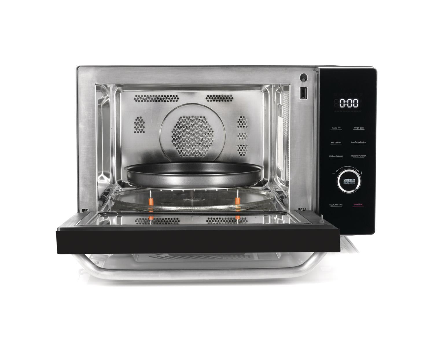 Hisense H30MOBS10HC Forno a Microonde Superficie Piana Combinato 30 L 1000 W Nero