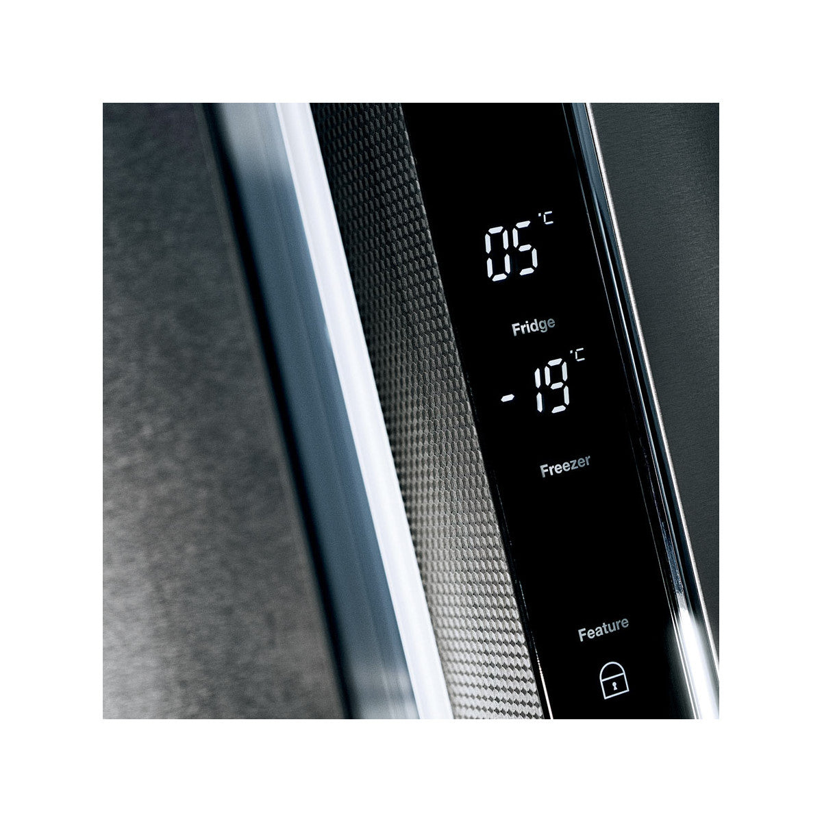 GRF Cross Door frigorifero side-by-side Libera installazione 564 L Acciaio inox