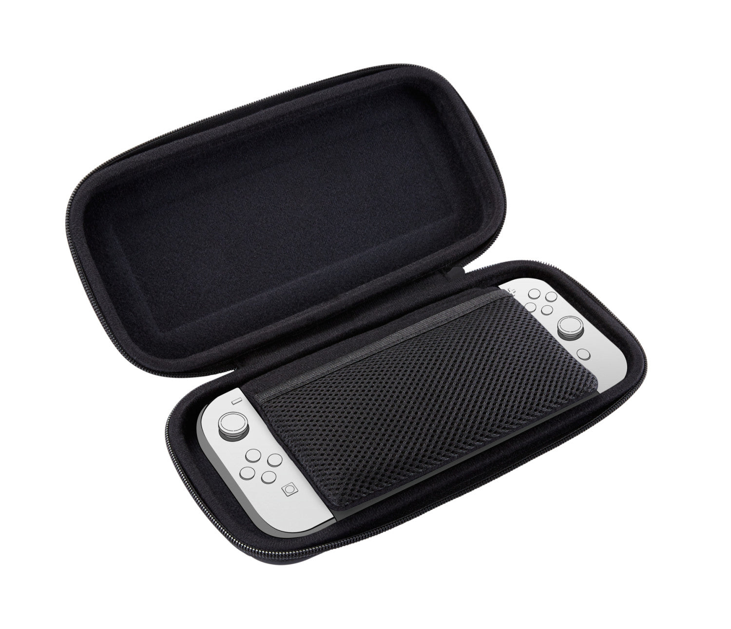 Bigben Interactive SWITCHPOUCHL custodia per console portatile Custodia a sacchetto Nintendo Etilene-vinil acetato EVA espanso Nero