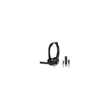 Hamlet HHEADMUS-CJ cuffia e auricolare Cablato A Padiglione Ufficio USB tipo-C Nero