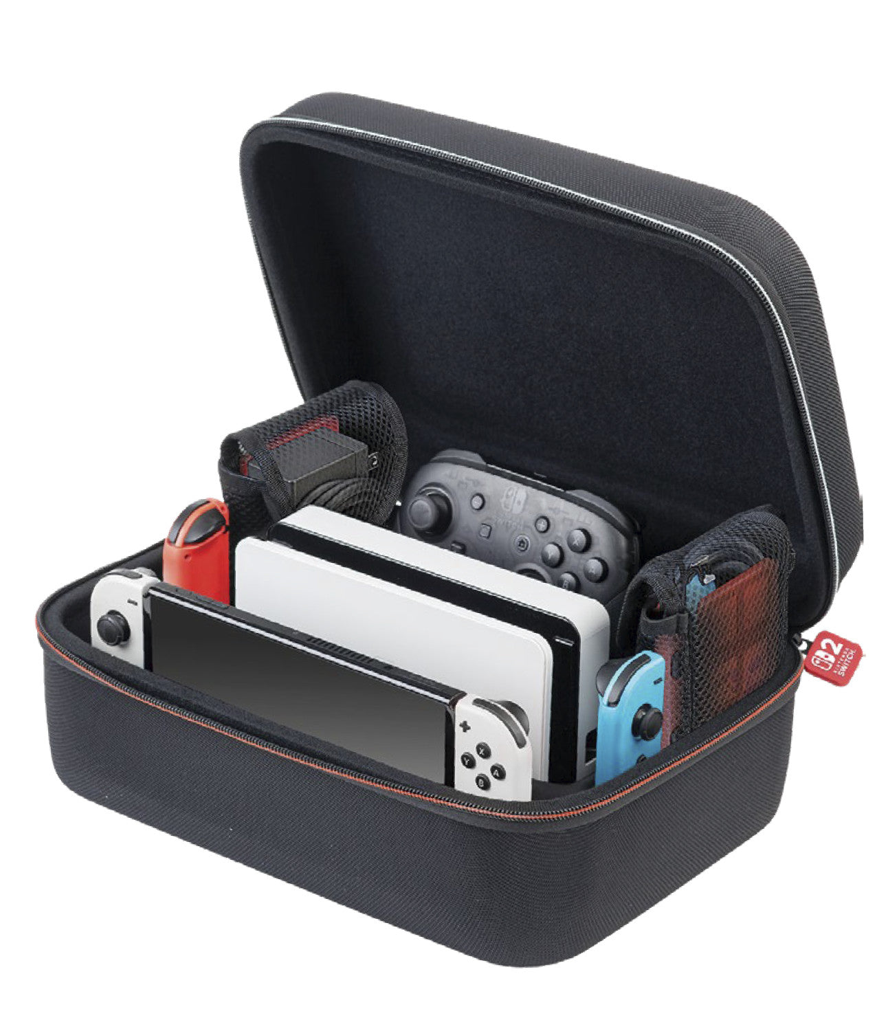 NACON NS262 Custodia rigida Nintendo Poliestere Nero