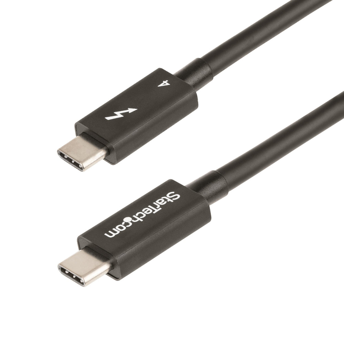 StarTech.com Cavo Thunderbolt 4 da 50cm - 40Gbps - PD 100W - Cavo Video/Trasferimento dati 4K/8K - Cavo Thunderbolt Certificato Intel Compatibile con USB4/Thunderbolt 3/USB 3.2/USB Tipo C/DisplayPort - Cavo USB C