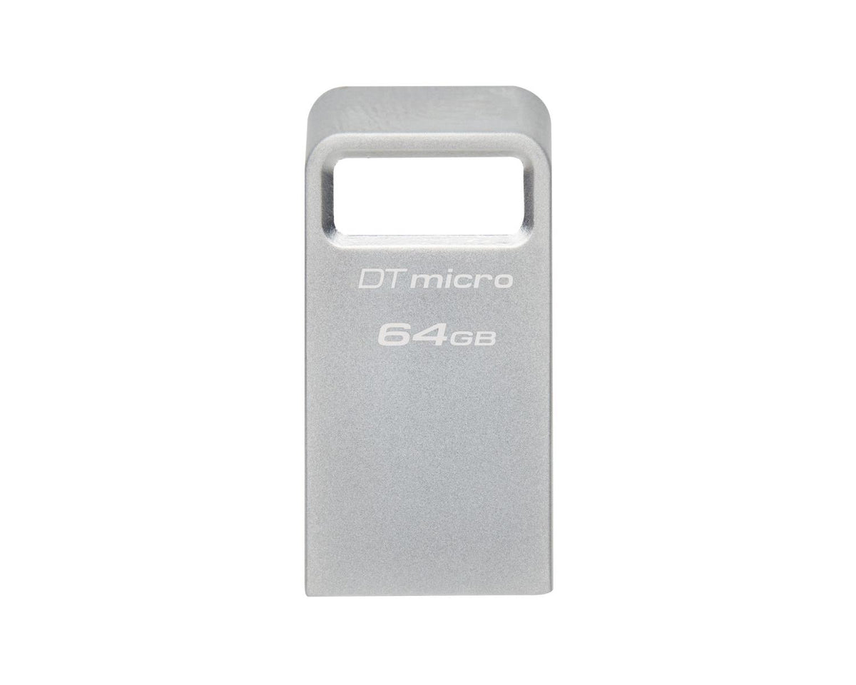 Kingston Technology DataTraveler Micro Pen Drive Chiavetta USB 64 GB 3.2 Gen 1 Argento