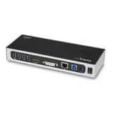 StarTech.com Docking Station USB 3.0 - Laptop Dock per doppio monitor con HDMI e DVI/VGA Video - Hub a 6 porte USB 3.1 Gen 1 5Gbps, GbE, Audio - Dock Universale Type-A - Windows Mac
