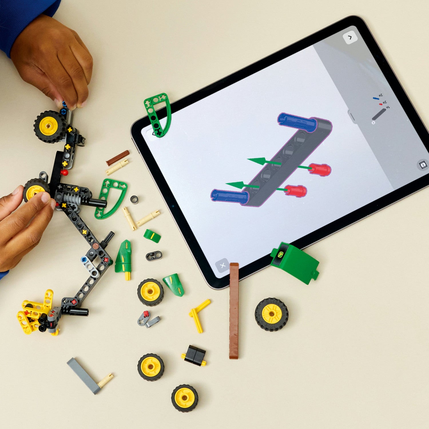 LEGO Technic Mietitrebbia Gommato John Deere 1470H 42218 117 Pezzi dai 7 Anni