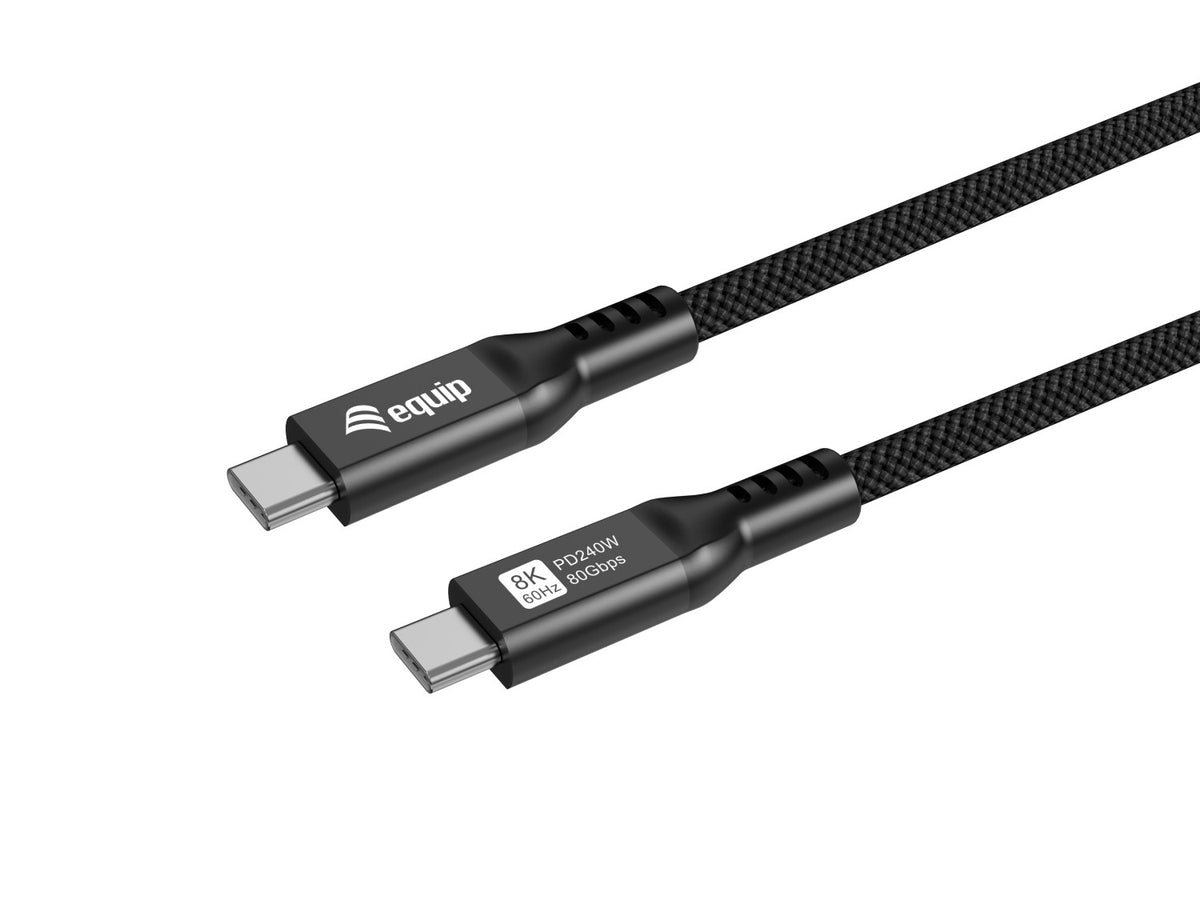 Equip 128441 cavo USB USB4 Gen 4x2 1,2 m USB C Nero