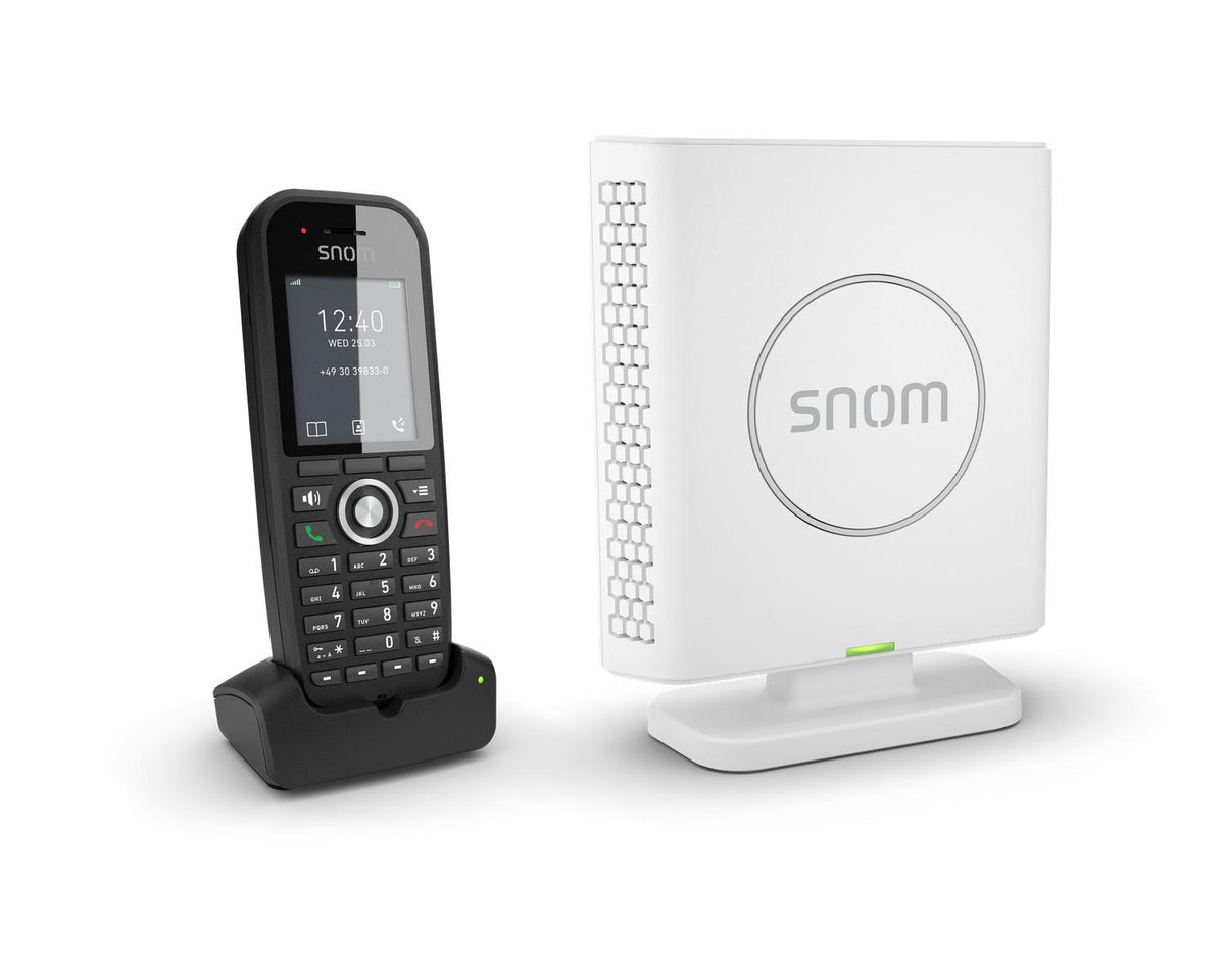 Snom M430 Telefono DECT Identificatore di chiamata Nero, Bianco