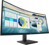 HP P34hc G4 WQHD USB-C Curved Monitor Monitor PC 86,4 cm (34pollici) 3440 x 1440 Pixel Quad HD LED Nero