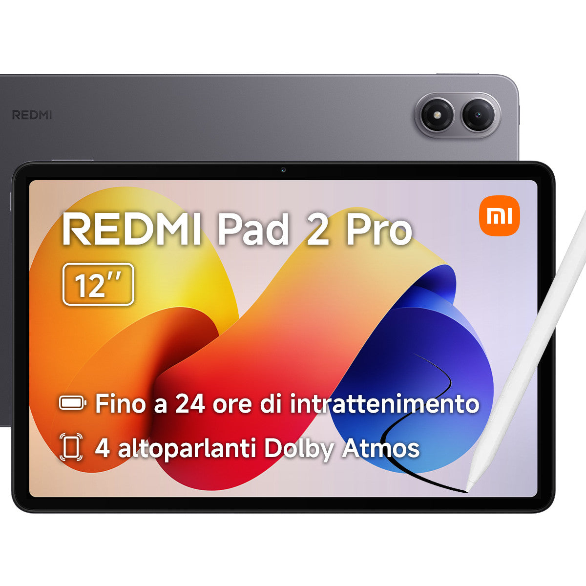 Xiaomi Redmi Pad 2 Pro SmartPen Qualcomm Snapdragon 128 GB 6 GB Grigio