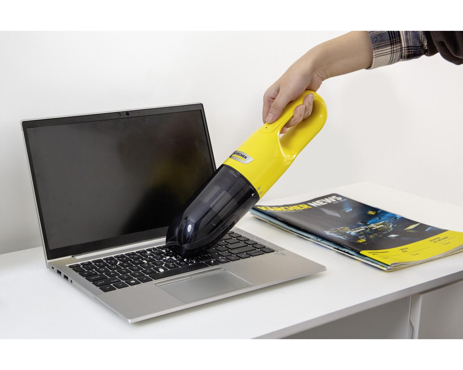Aspirabriciole Karcher 1.198-401.0 senza Filo Nero Giallo Sacchetto per la Polvere