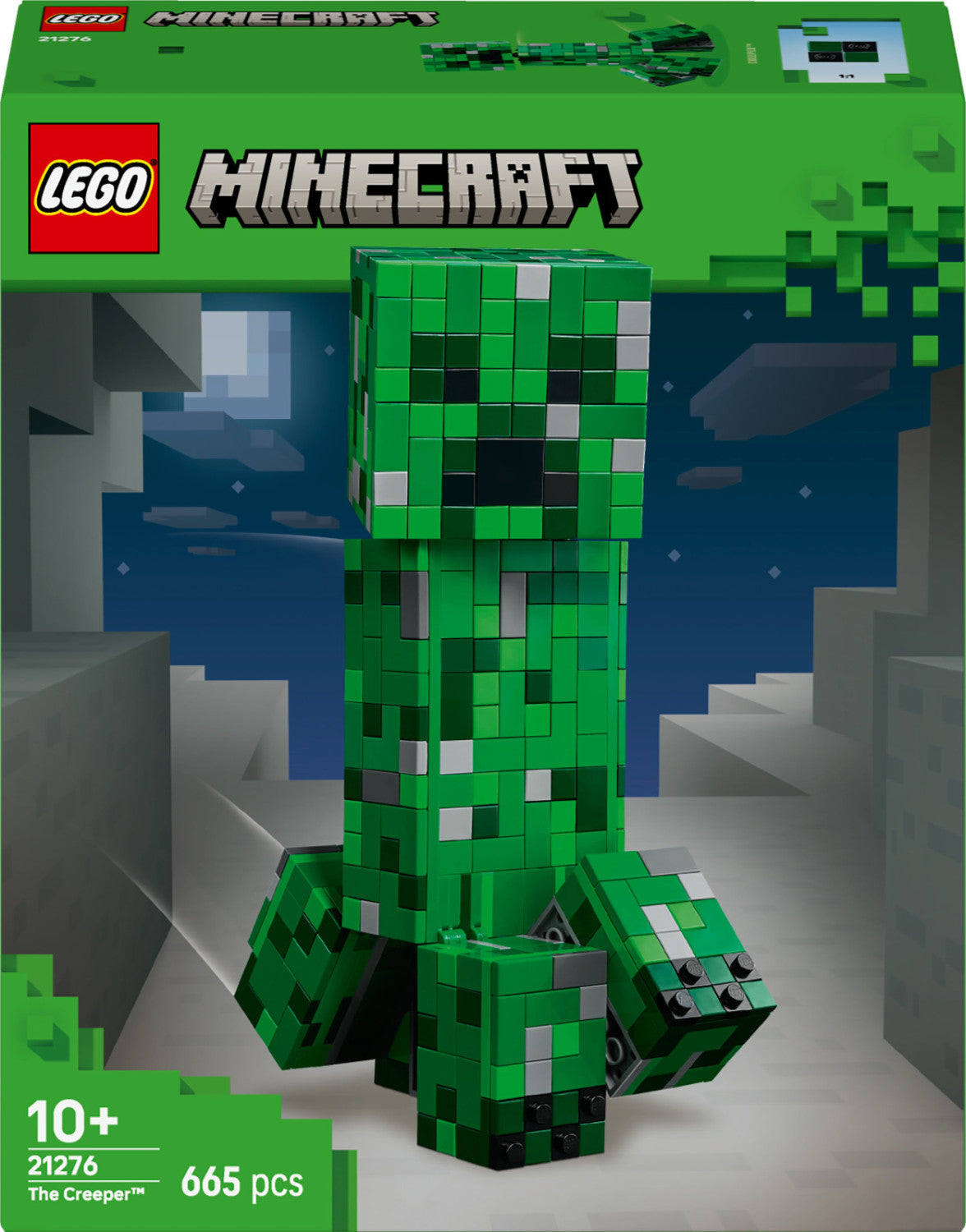 LEGO Minecraft Il Creeper 21276 Set Costruzioni 665 Pezzi Età 10 Anni