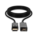 Lindy 36920 cavo e adattatore video 0,5 m DisplayPort HDMI tipo A (Standard) Nero