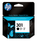 HP 301 Black Original Ink Cartridge Cartuccia d'Inchiostro 1 pz Resa Standard
