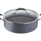 Lagostina Tempra Mineral Tegame Antiaderente Con Coperchio In Vetro 26 Cm, Compatibile Induzione, Grigio