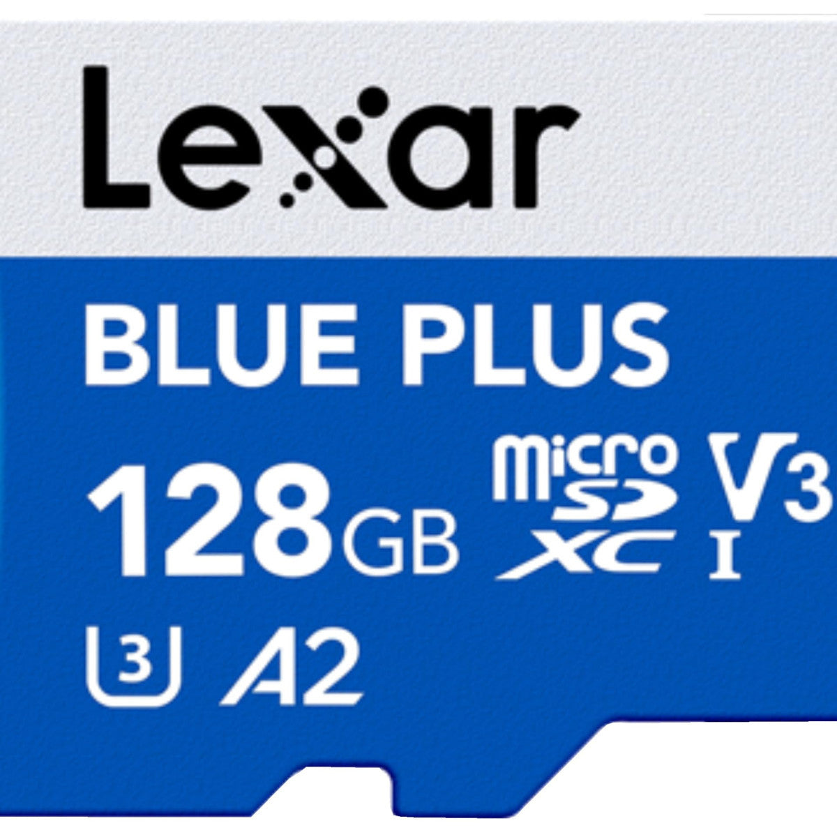 Lexar Blue Plus MicroSDXC 128GB UHS-I con adattatore SD fino a 170MB/s C10 U3 V30 A2