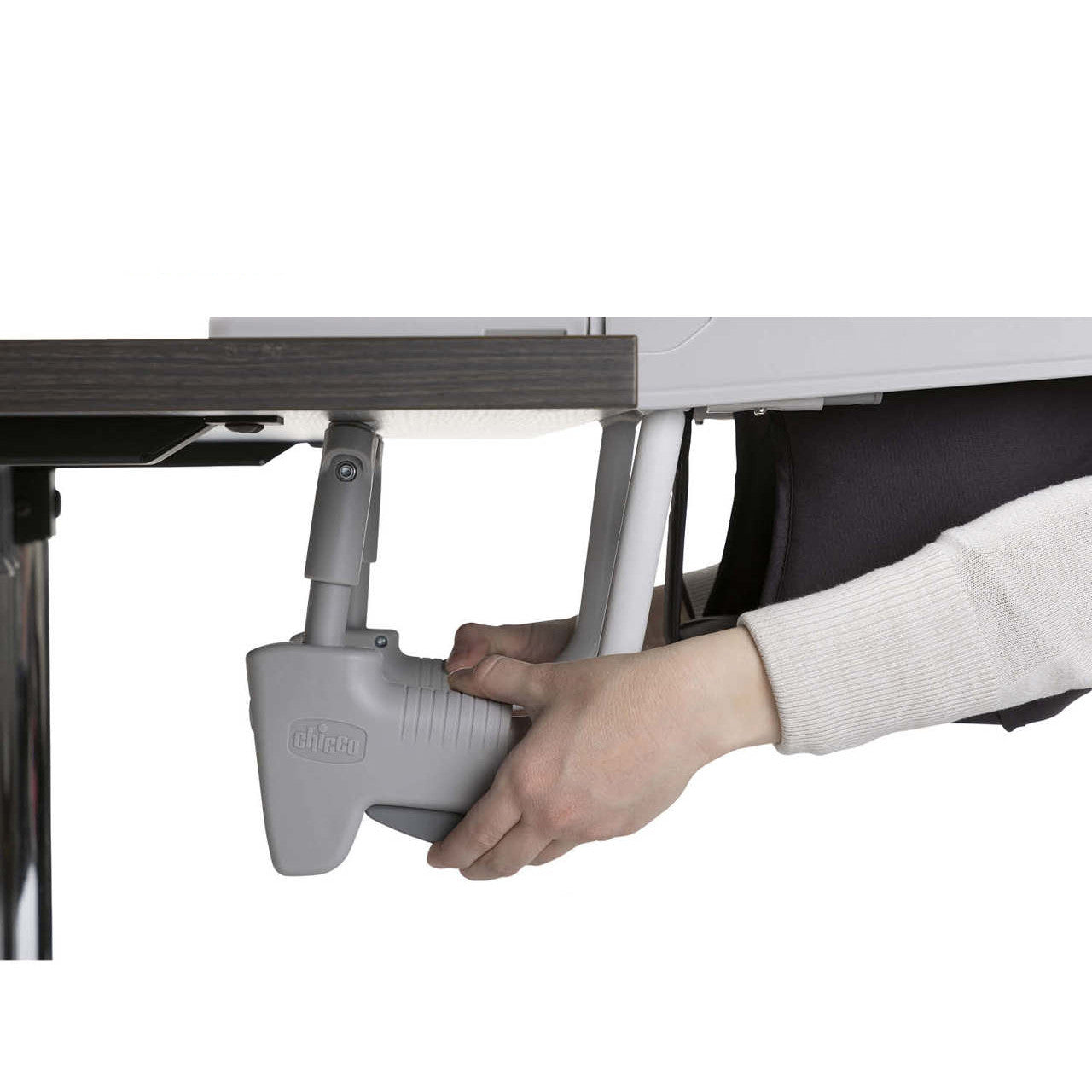 Chicco 00087057850000 seggiolone Sedia da tavolo per bambino da aggancio Seduta imbottita Grigio