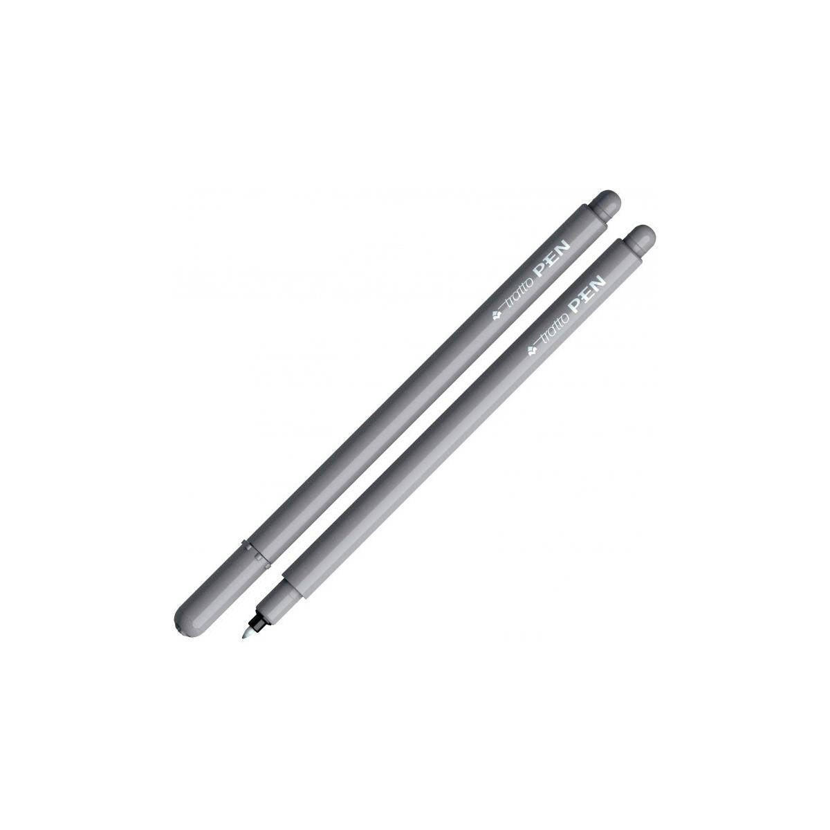 Tratto Pen penna tecnica Fine Grigio 12 pz