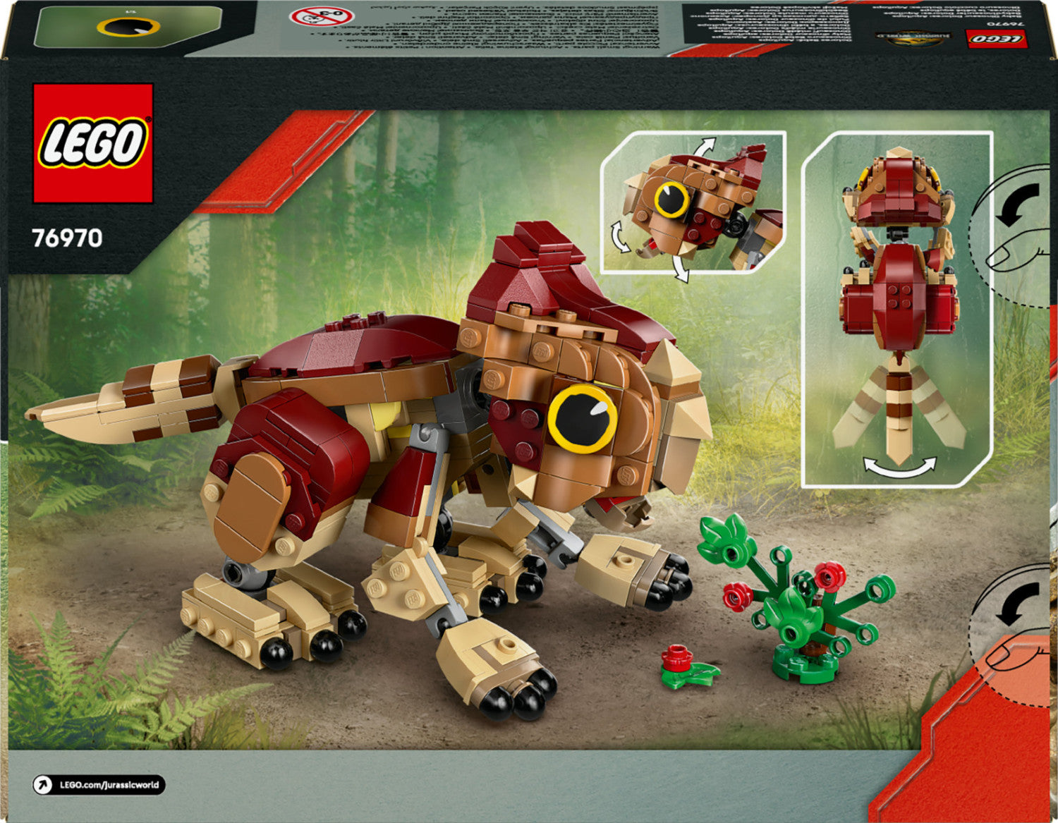 LEGO Jurassic World Dinosauro Cucciolo Dolores: Aquilops 76970