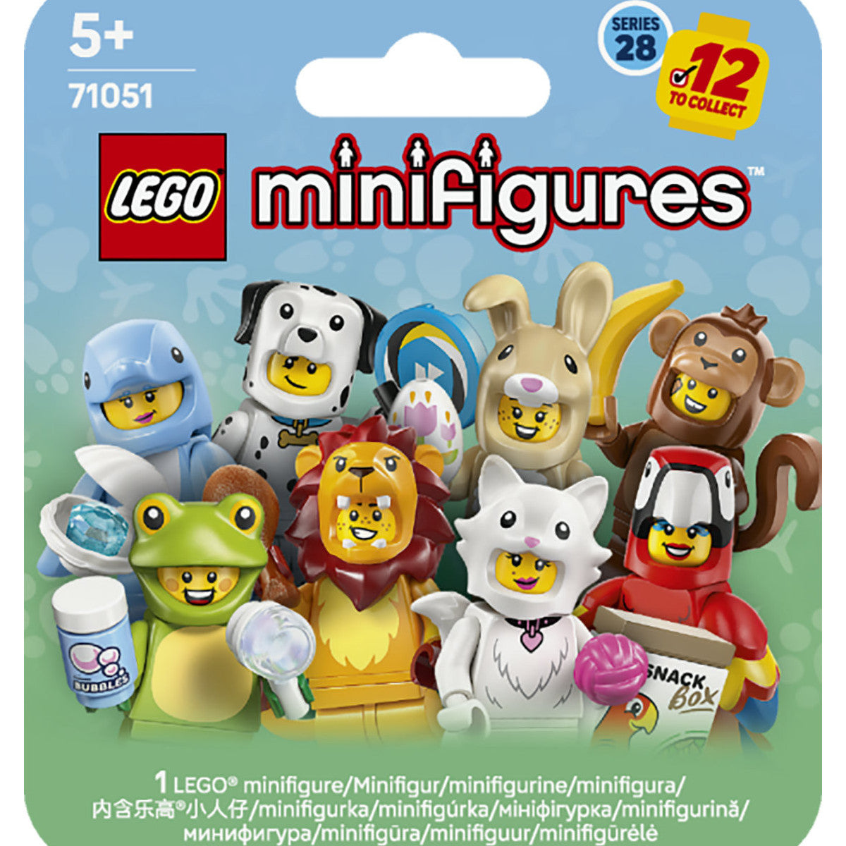 LEGO Minifigures Serie Animali 28 71051 personaggio a sorpresa da collezione