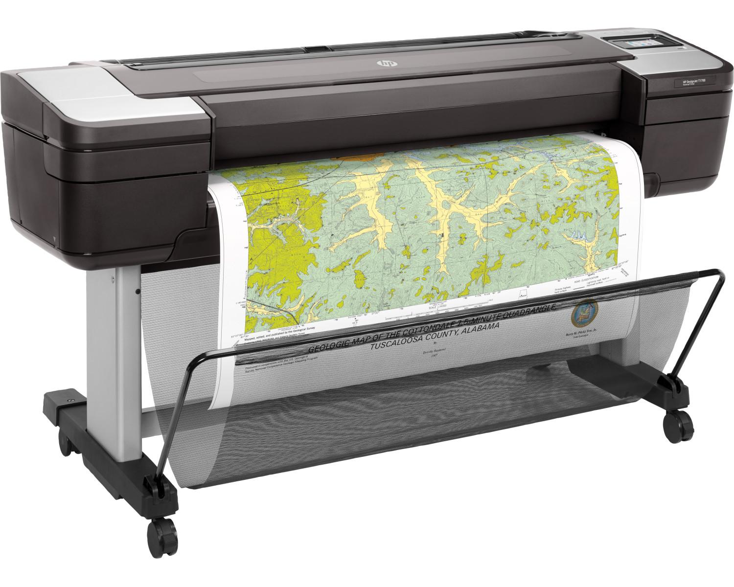 HP W6B55A Stampante Grandi Formati Getto d'Inchiostro a Colori 2400x1200 DPI 1118x1676 mm Nero