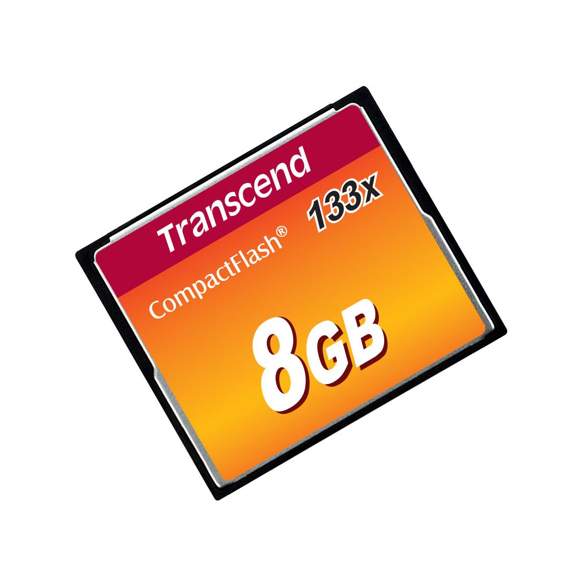 Transcend TS8GCF133 memoria flash 8 GB CompactFlash MLC