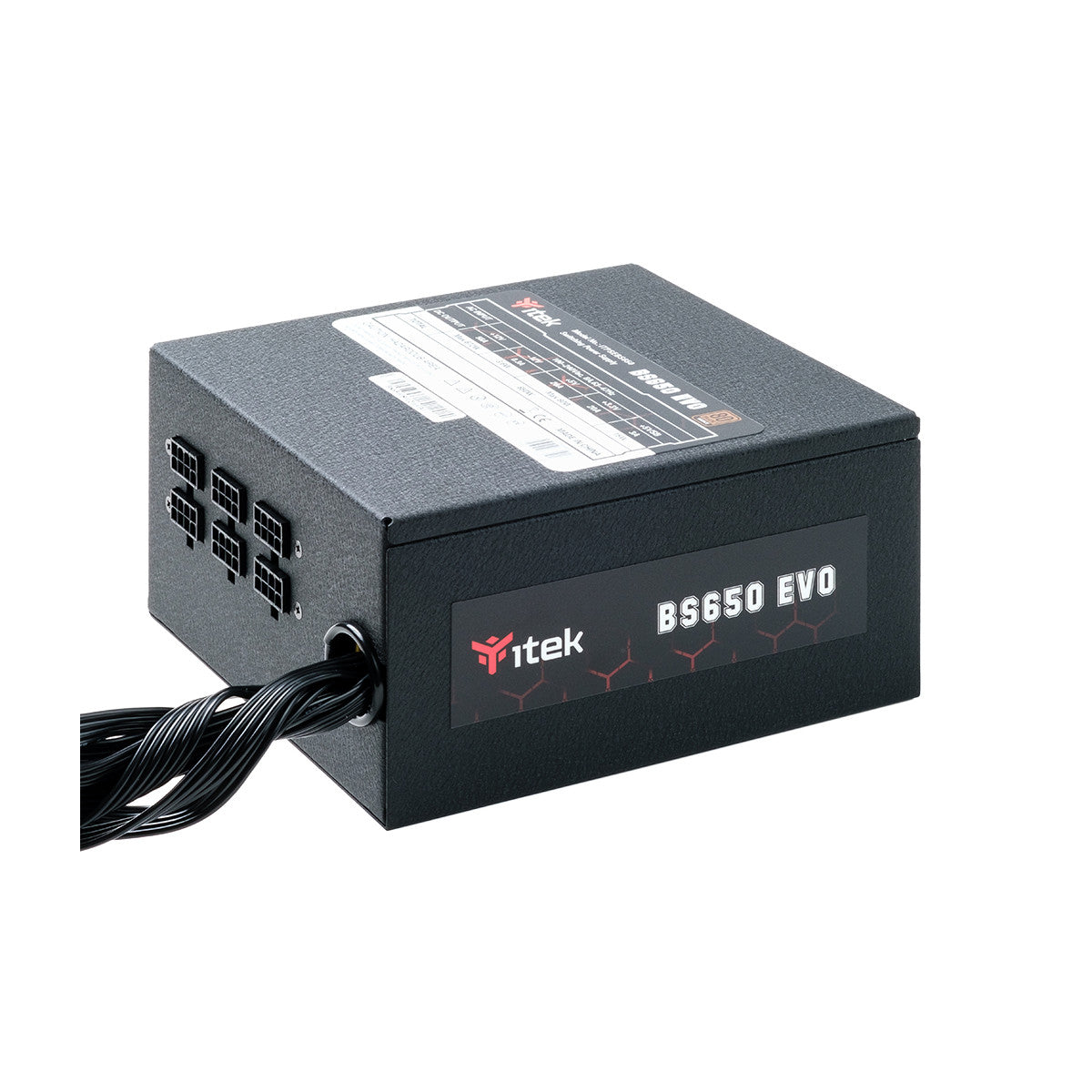 itek BS650 alimentatore per computer 650 W 24-pin ATX ATX Nero