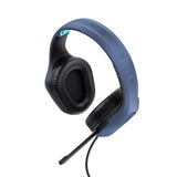Trust GXT 415B Zirox Auricolare Cablato A Padiglione Giocare Blu
