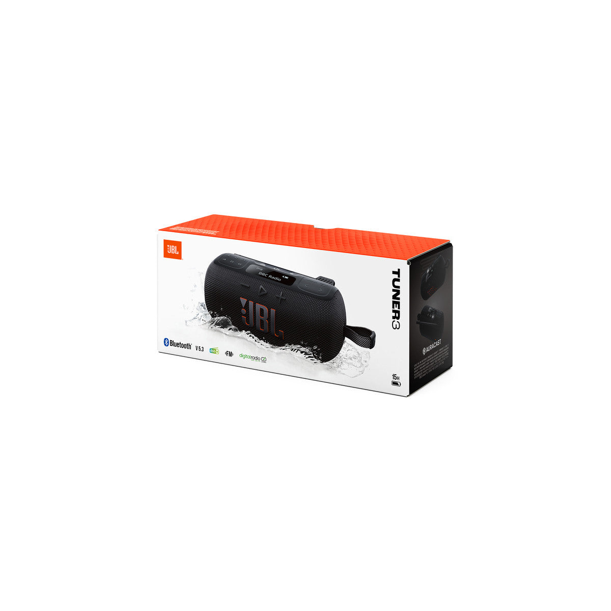 JBL TUNER 3 Radio Portatile Analogico e digitale Nero