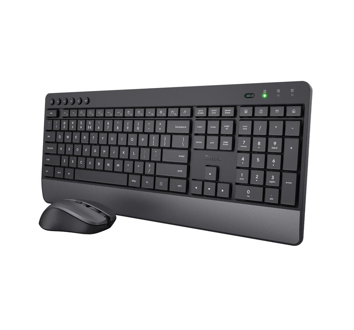 Trust Trezo 24530TRS Tastiera Mouse Incluso RF Wireless QWERTY Italiano Nero
