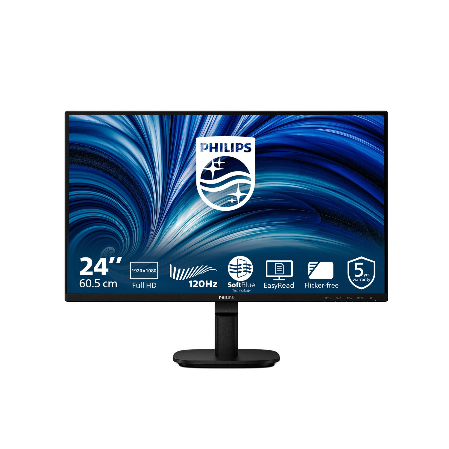 Philips 2000 series 24B2N2200/00 Monitor PC 60,5 cm (23.8") 1920 x 1080 Pixel Full HD LCD Nero