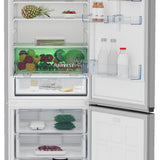 Beko B3RCNE564HXB frigorifero con congelatore Libera installazione 490 L classe E Argento