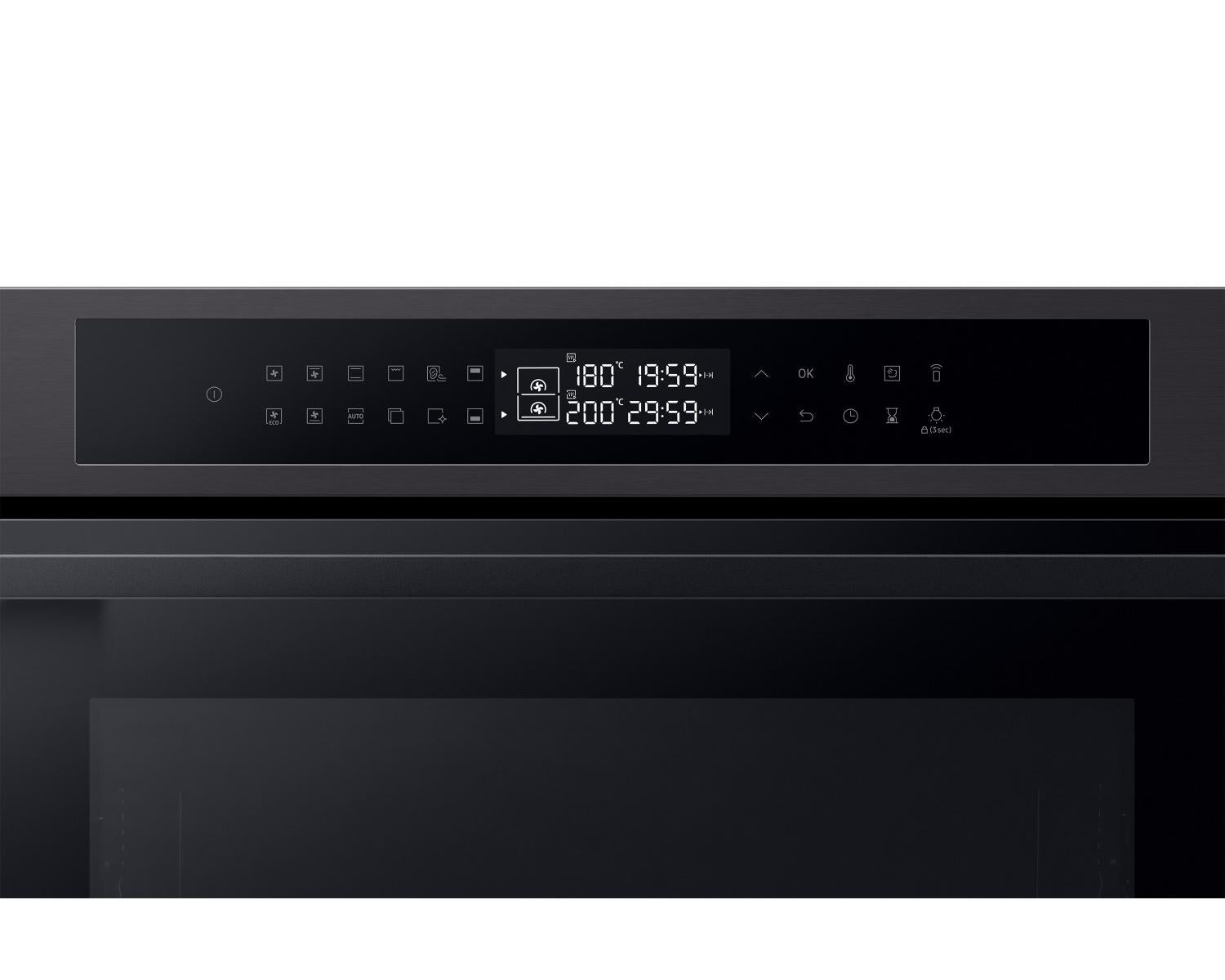Samsung NV7B4240UBB Forno Multifunzione Dual Cook da incasso 76 L 2950 W A Nero