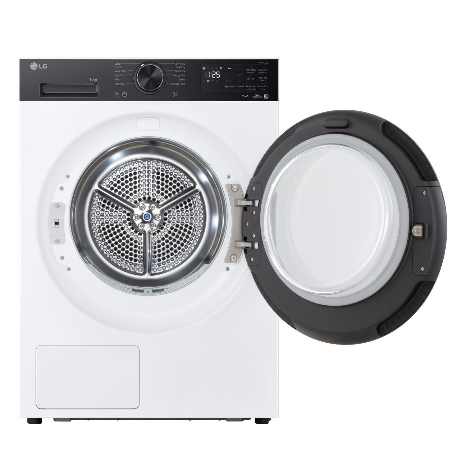 LG RNX5009TKB Asciugatrice Intelligente AI Dry 9 kg Classe B Bianco/Nero