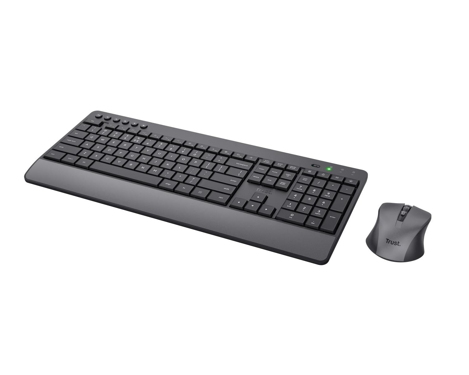 Trust Trezo 24530TRS Tastiera Mouse Incluso RF Wireless QWERTY Italiano Nero