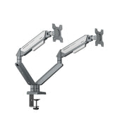 Anda Seat Stealth II Duo 81,3 cm (32 pollici) Scrivania Argento, Bianco