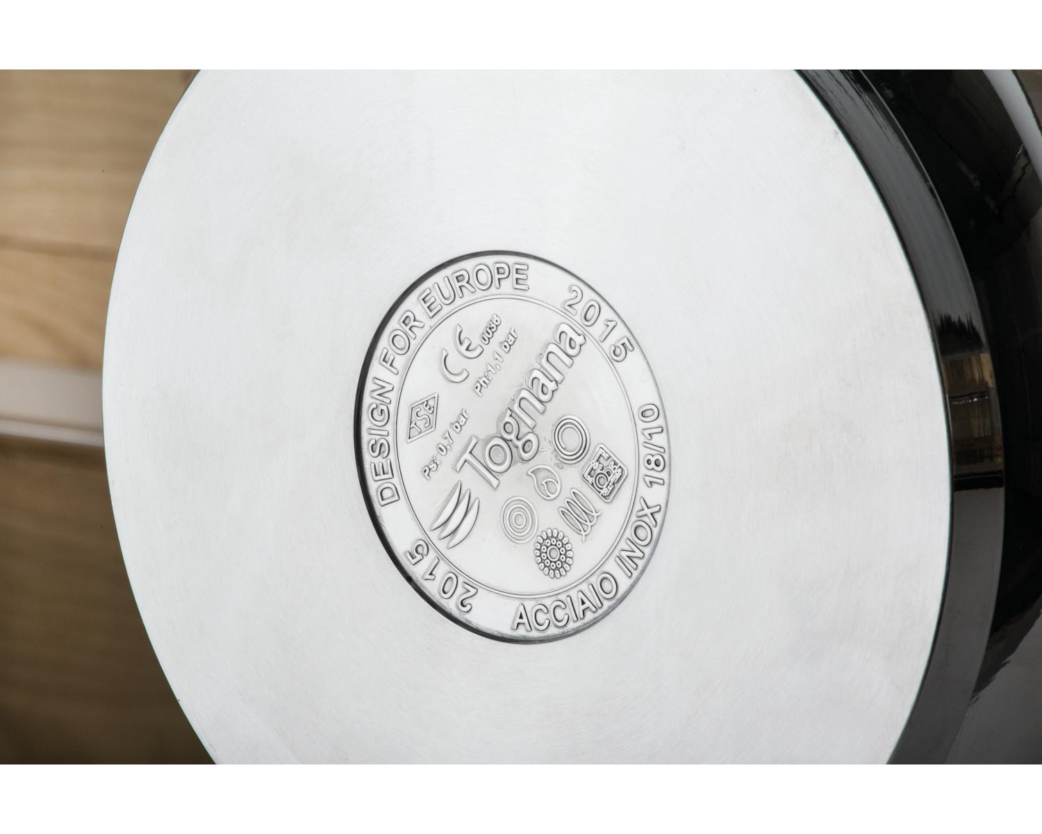 Tognana Porcellane Mistyq Pentola Pressione 5L Acciaio Inox