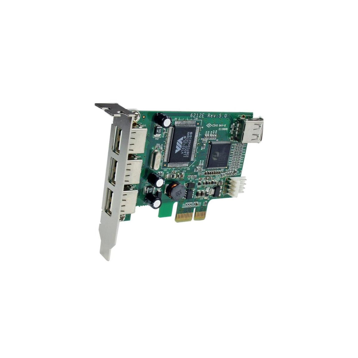 StarTech.com Scheda Pci Express basso prfilo con 4 porte USB 2.0 ad alta velocità